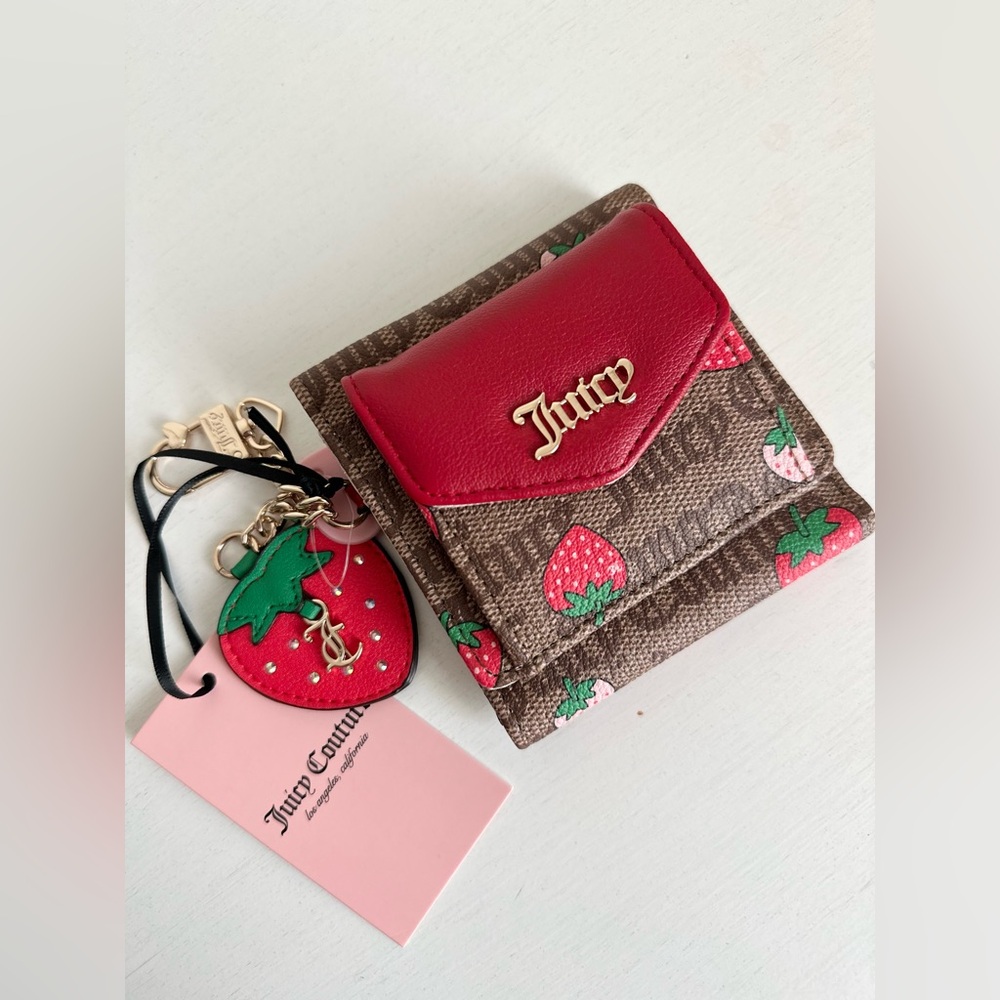 Juicy Couture Freshly Picked Mini Envelope Flap Wallet
